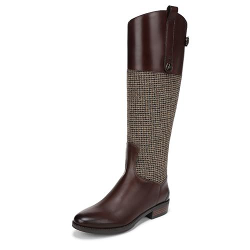Sam Edelman Women's Penny Equestrian Boot Galaxy Gray Wide Calf