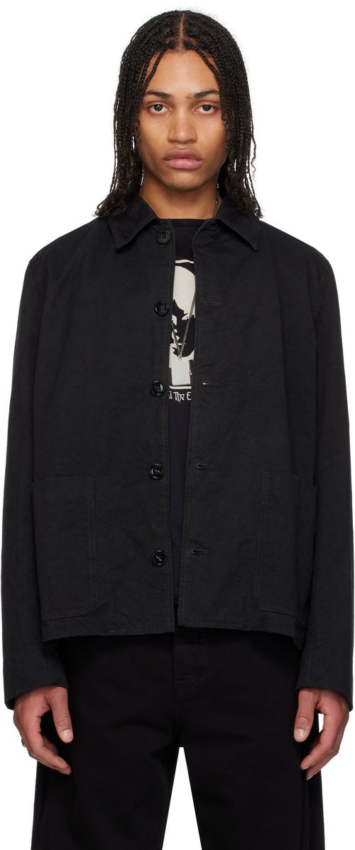 Ann Demeulemeester Black Jakson Light Caban Jacket