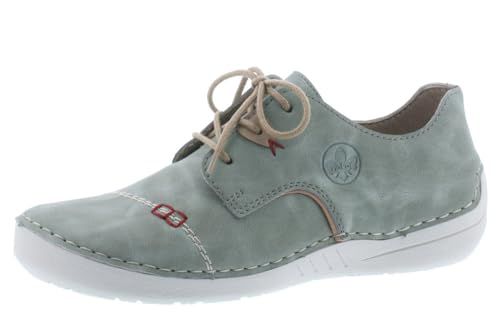 Rieker 52528 Angela Women's Shoes - Flexible Lightweight - Lace-Up Shoes - Casual Footwear with Shock-Absorbing Sole