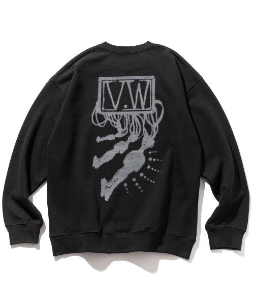 DWMU Overfit Heavy Sweatshirt MFTCR002-BK