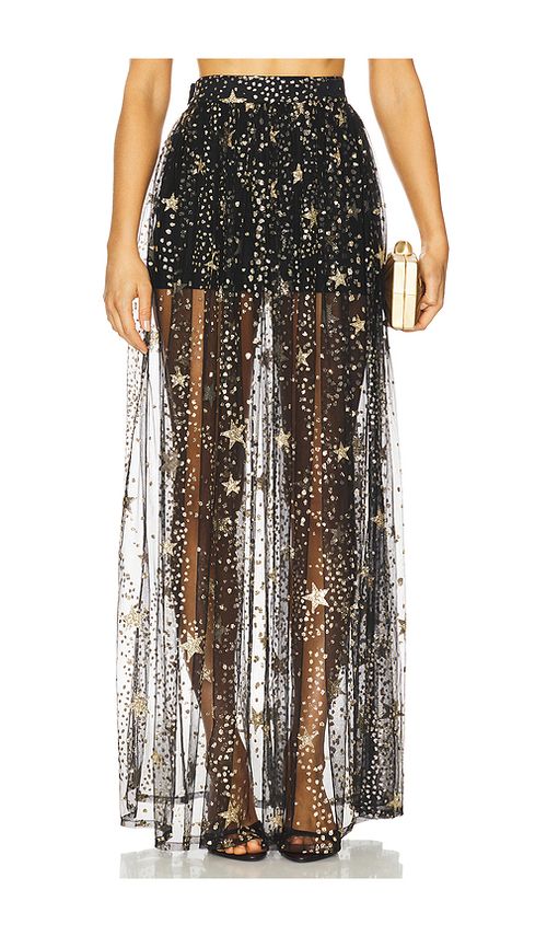 Mariandree Gaitan Emily Maxi Skirt in Black. XS also in