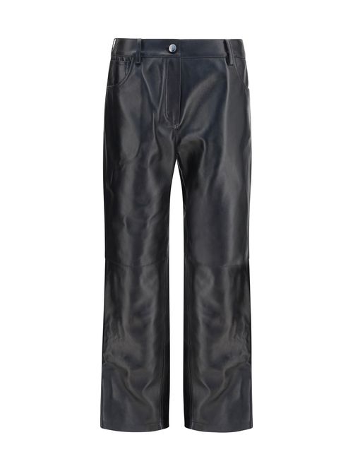 Leather Trousers — Black