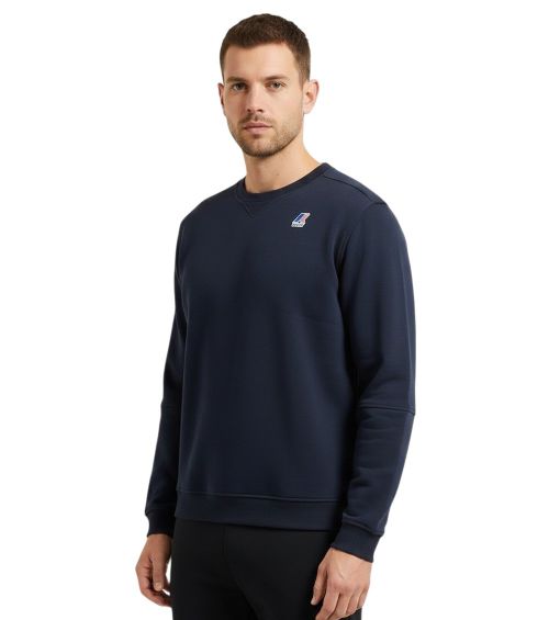 Navy Blue Logo Sweatshirt
