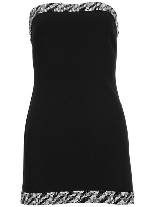 Abigail sequin-embellished minidress - Black