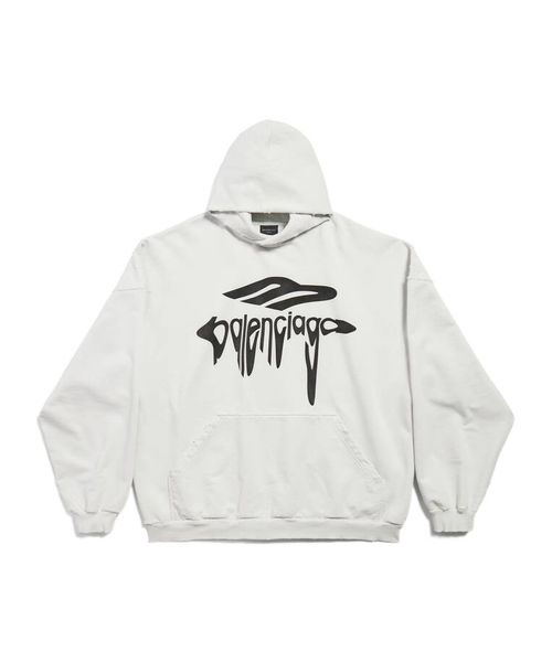 Men's 3b Liquified Hoodie Large Fit in Black/grey