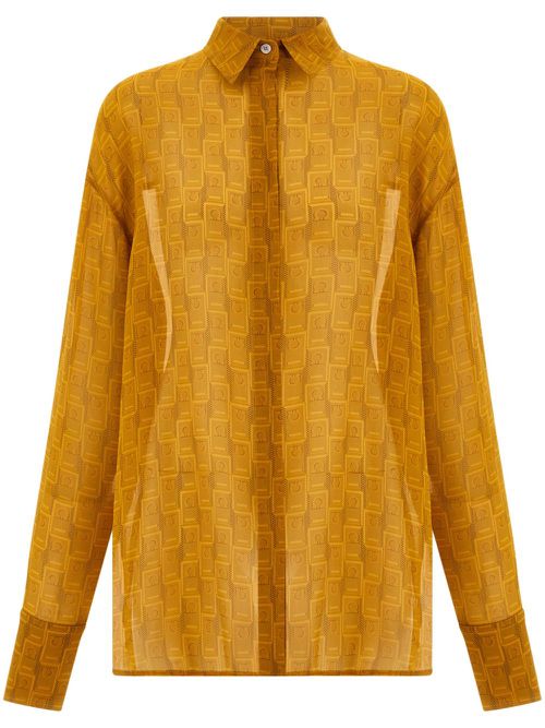 Gancini shirt - Yellow
