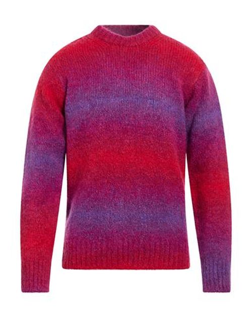 Man Sweater Purple Size 36 Baby alpaca wool, Nylon