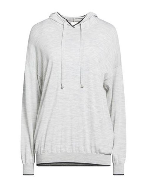 Platinum Woman Sweater Light grey Size M Wool