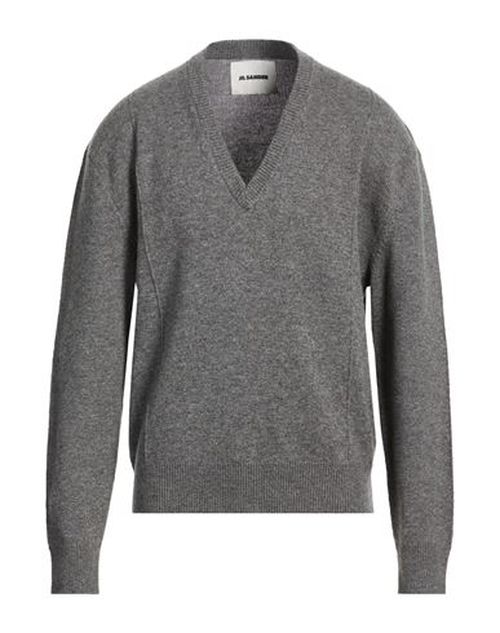 Man Sweater Grey Size 38 Wool, Cashmere
