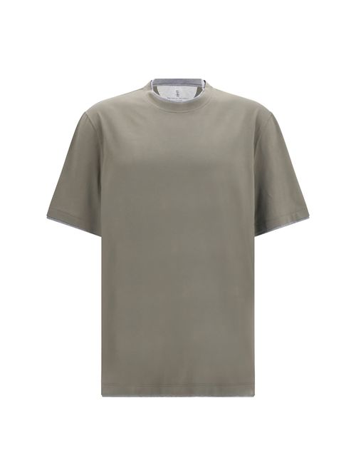 Cotton Crew-Neck T-Shirt — Green