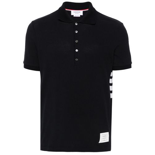 4-Bar Cotton Polo Shirt