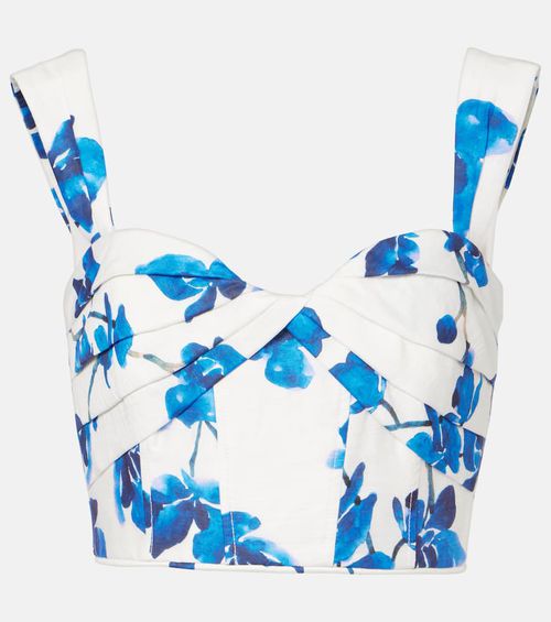 Rebecca Vallance Orchid Blues floral top