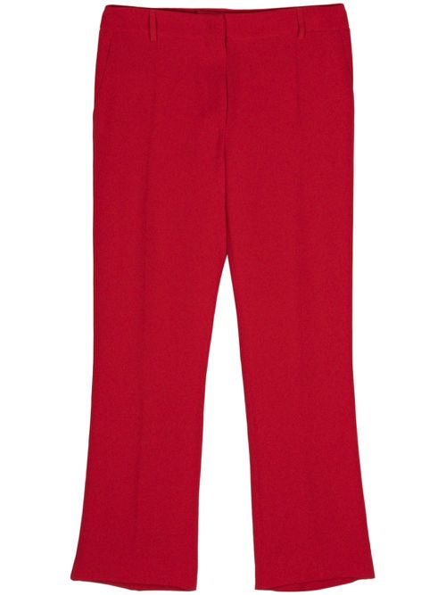 Crepe tailored trousers