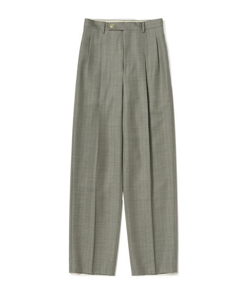 Two Tuck Straight-Leg Trousers