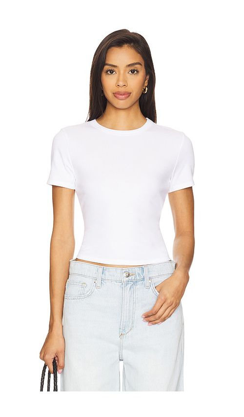 Joe's Jeans Baby Tee in White. -  XL also in L, M