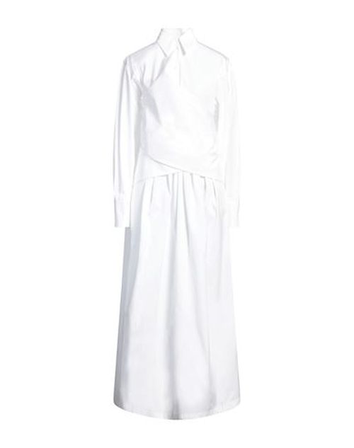 Fabiana Filippi Woman Maxi dress White Size 10 Cotton
