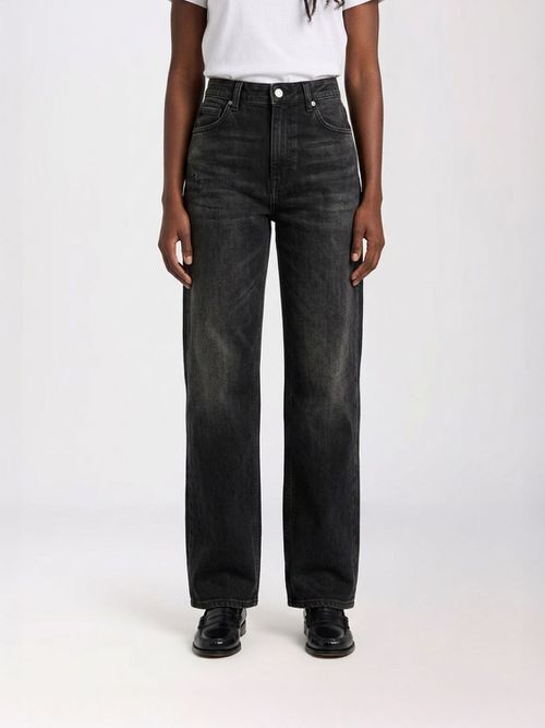 Jeans Woman color Charcoal