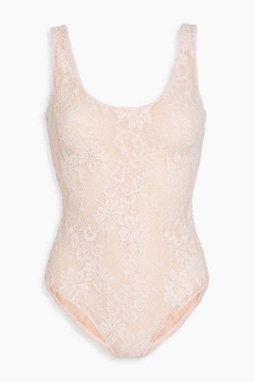 Corded lace bodysuit