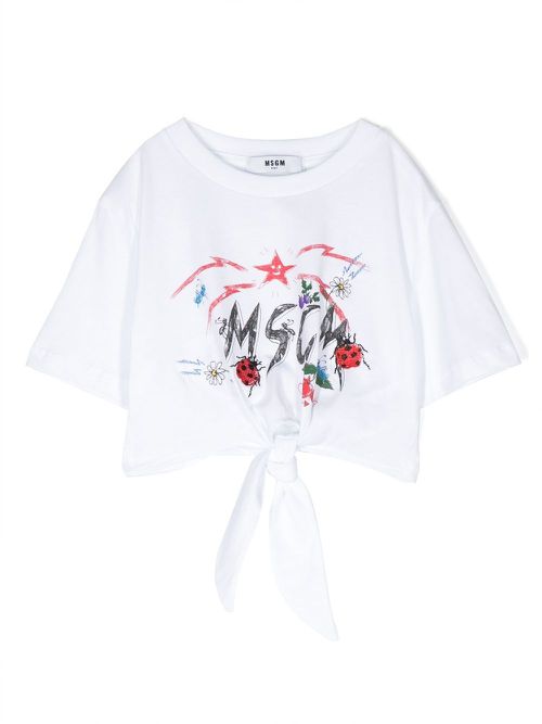 Graphic logo-print T-shirt - White