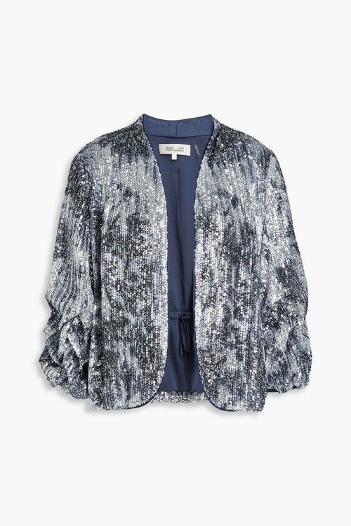 Laredo sequined printed tulle jacket - Metallic - XS