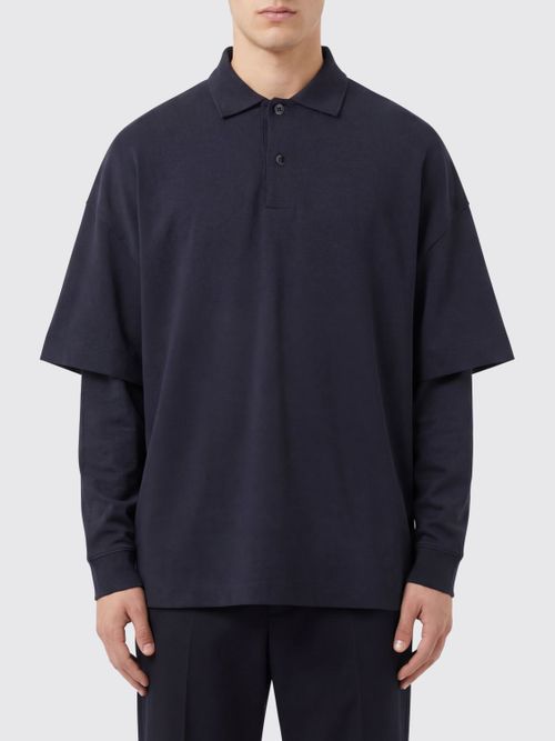Polo Shirt Men color Blue