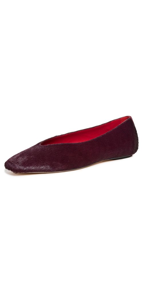 Prudence Ballet Flats Ruby Haircalf