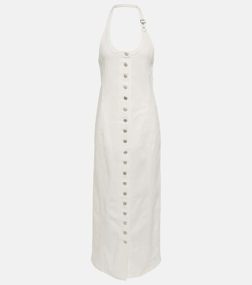 Courrèges Multiflex denim maxi dress