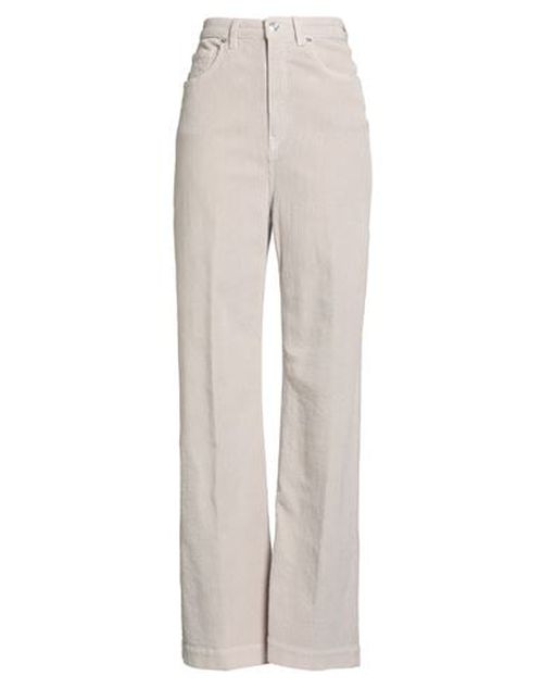 Woman Pants Cream Size 28 Cotton, Elastane