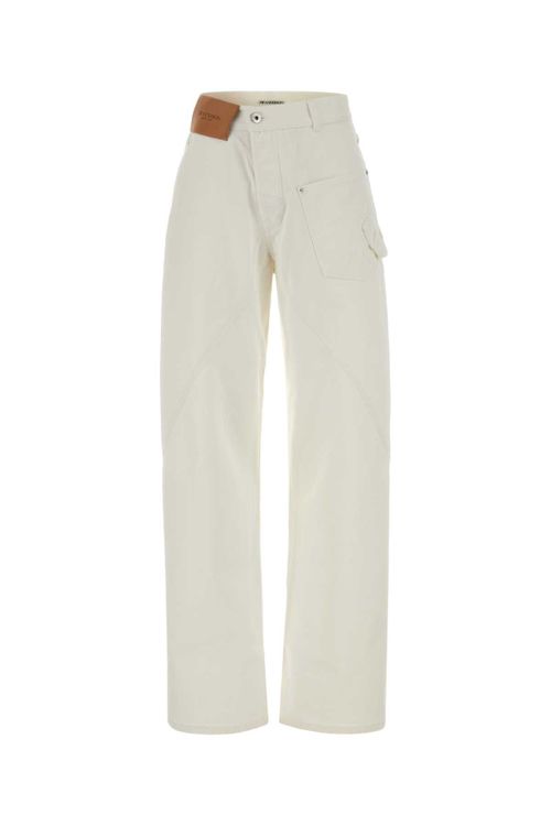 Twisted Workwear Jeans — White