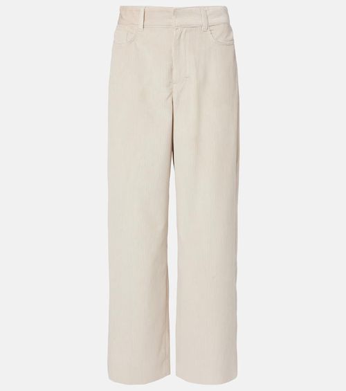 Eneide cotton corduroy wide-leg pants