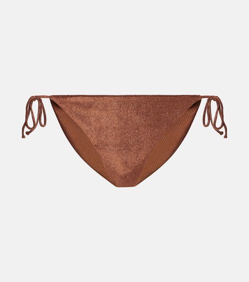 Ties terry bikini bottoms