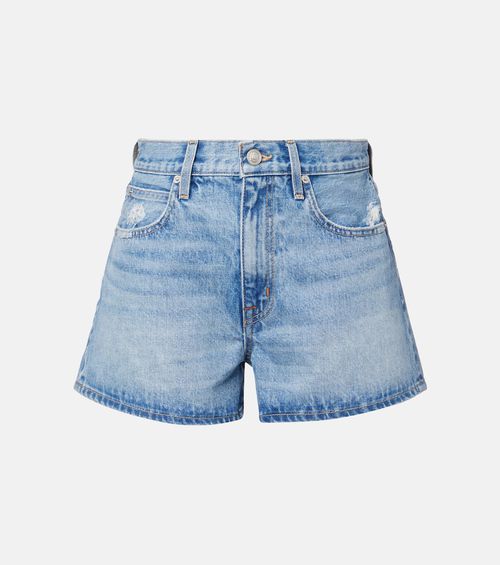 Mila mid-rise denim shorts