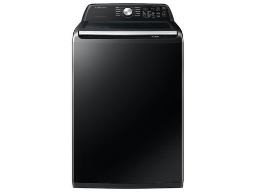 4.6 cu. ft. Large Capacity Smart Top Load Washer with ActiveWave™ Agitator and Active WaterJet in Brushed Black(WA46CG3505AVA4)