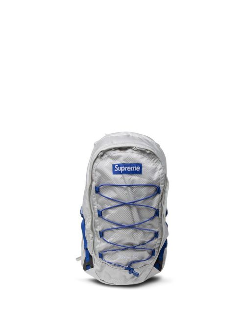 Logo-patch backpack - Grey