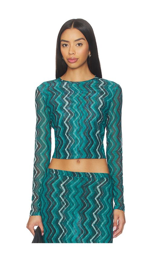 Eywasouls malibu Sunny Top en Teal. S. Also en XS, M