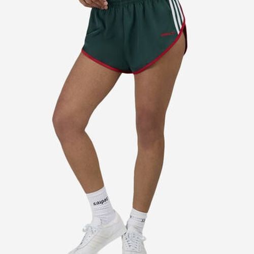 Women's Satin Shorts in Green
