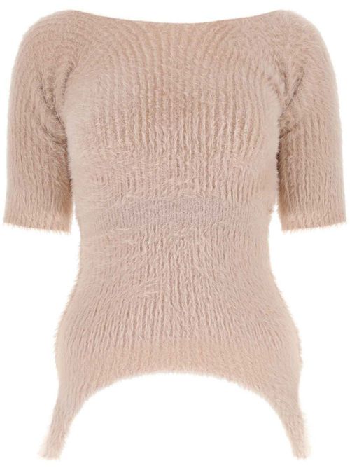 Ribbed-knit top - Neutrals