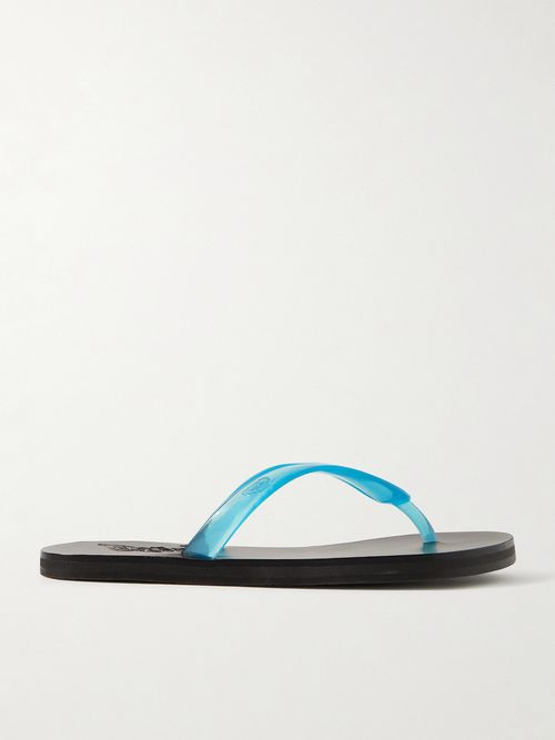Saionara Jelly Pvc Flip Flops - Blue