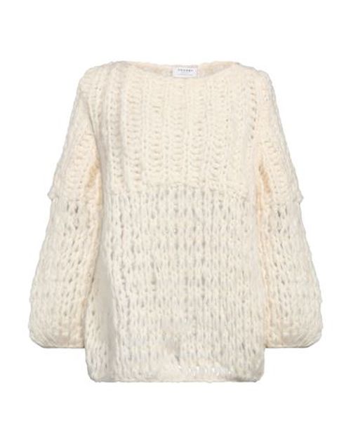 Snobby Sheep Woman Sweater Ivory Size 2 Wool, Silk, Cashmere
