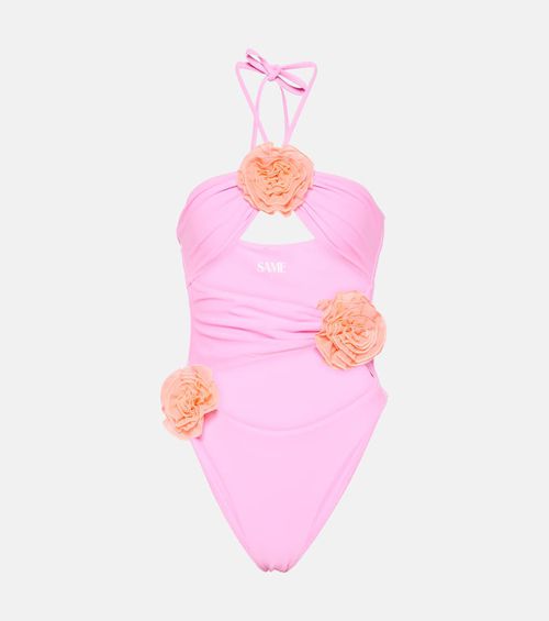 Rose cutout swimsuit