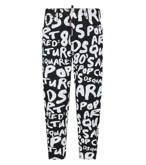 Black Straight Mid Rise Jeans