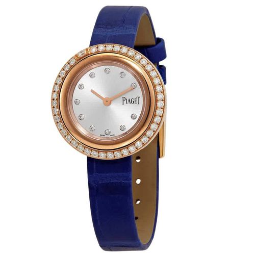 Possession Diamond Silver Dial 18kt Rose Gold Ladies Watch G0A43082