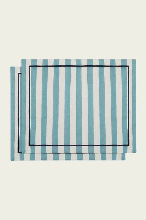 Placemat Set of 2 in Riviera Sky Blue