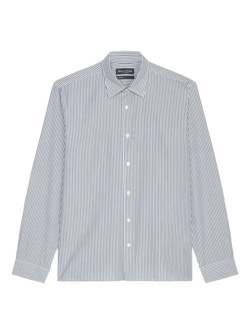 Striped button-up shirt - Blue