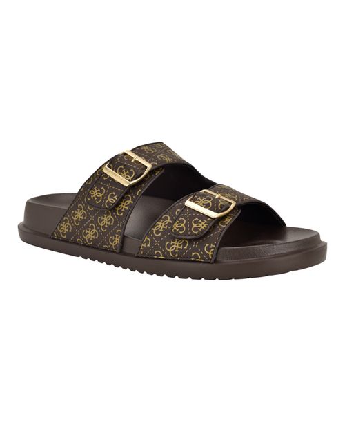 Men's Veribno Slip-On Slides - Dark Brown