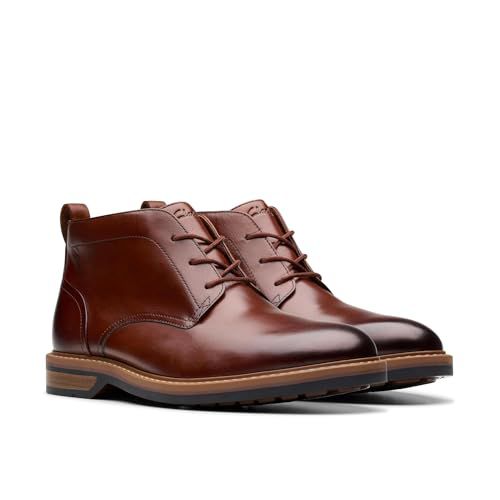 Clarks Men's Aldwin Chukka Mid Tan Leather