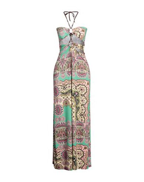 Woman Maxi dress Light green Size 4 Viscose, Elastane