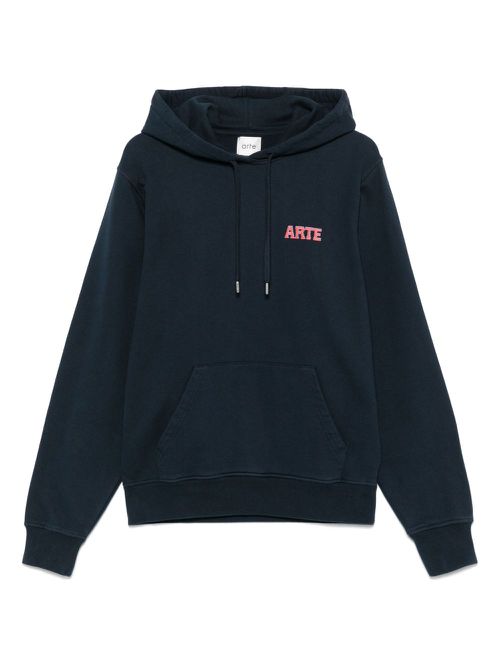 Arte Antwerp cotton hoodie - NAVY