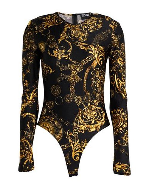 Woman Bodysuit Black Size 10 Polyamide, Elastane