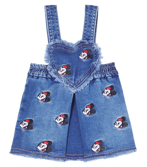 X Disney Baby embroidered denim skirt